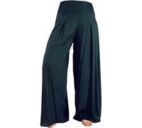 Guru-Boutique, Jupe-culotte, Pantalon D`été Large, Noir, Synthétique, Size:L/XL (42), Pantalon de Harem Pantalon Sarouel