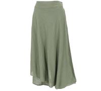 Guru-Boutique, Jupe Divisée Ethno, Jupe Boho Maxi, Jupe D`été, Vert Olive Clair, Ducoton, Size:S/M (40), Pantalons Longs