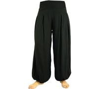 Guru-Boutique, Pantalon de Harem, Pantalon de Boue, Pantalon de Harem, Noir, Synthétique, Size:S / M (40), Pantalon de Harem Pantalon Sarouel