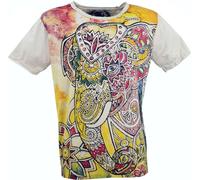 Guru-Boutique, T-Shirt Miroir, Éléphant/Vanille, Ducoton, Size:XXL, T-Shirts `