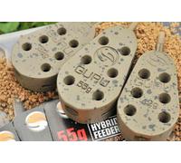 Guru Feeders hybrides sur ligne, Tailles Mini, Small, Medium et Large, 42g Medium