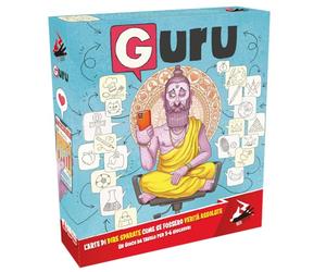 Guru - Jeu de fête d'improvisation et de rires | Devenez Le Vrai Guru du Web | Jeu de société 3 à 6 Joueurs, 10+ | Cartes Sujet, Application Web avec Tendances mises à Jour | Red Glove