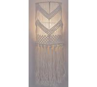 Guru-Shop Applique/applique, Faite à la Main à Bali en Macramé - Modèle Shara, Durotin, 60x20x12 cm, Appliques Murales