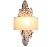 GURU SHOP Applique murale/Applique murale/Applique murale, fabriquée à la main à Bali en matériau naturel, bois flotté, coton - Modèle Modena, 80x40x23 cm