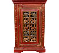 Guru-Shop Armoire Latérale Peinte, Commode - Modèle 6, Marron, 76x50x30 cm, Petites Armoires