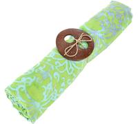 GURU SHOP Bali Batik - Robe sarong - Jupe portefeuille - Sarong - Serviette de plage avec boucle sarong - Design 1/citron - Pour homme/femme - Synthétique - 160 x 100 cm