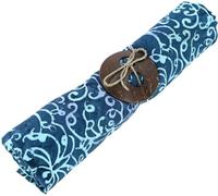 Guru-Shop Bali Batik Sarong, Tenture Murale, Jupe à Langer, Serviette de Plage Unisexe, Beige, Synthétique, Taille Unique