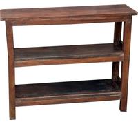 Guru-Shop Bibliothèque Rustique, étagère de Cuisine, Bois Massif, Aspect Vintage - Modèle 10, Marron, 78x95x30 cm, Petites étagères à vin