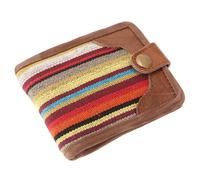 GURU SHOP Boho Ethno Portefeuille rétro vintage Orange Unisexe Adulte 10 x 12 x 1,5 cm, Orange, Taille unique, Décontracté