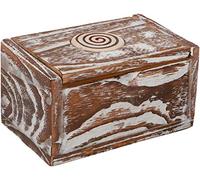 Guru-Shop Boîte à Bijoux, Boîte en Bois en 3 Tailles - Modèle Rectangulaire 1, Lebois, Taille : Moyen (8,5x15,5x10 Cm), Boîtes, Coffrets Cercueils