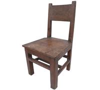 GURU SHOP Chaise pour enfant en bois massif - Modèle 12 b - Marron - 68 x 38 x 35 cm