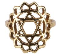 GURU SHOP Chakra Bague de méditation 2 x 2 cm, Normale, Laiton, Pas de pierre précieuse