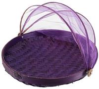 Guru-Shop Corbeille de Fruits Anti-mouches en 3 Tailles - Violet, Violet, Taille : 30 cm Ø, Accessoires de Cuisine et Divers
