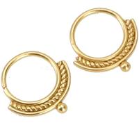 GURU SHOP créole, septum, anneau de nez, piercing de nez, mini boucle d'oreille, normal, Argent sterling, Pas de pierre précieuse