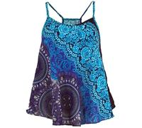 GURU SHOP Débardeur d'été pour femme - Turquoise - Synthétique - Taille : 40, Turquoise., 42
