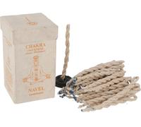 Guru-Shop Encens Chakra, Cordes D`encens Népal - Navel/Bois de Santal, 10x5,5x5,5 cm, Bâtonnets D`encens du Tibet et du Népal