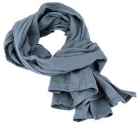 GURU SHOP Foulard en coton indien, écharpe légère, en mousseline de coton, 50 x 150 cm, gris tourterelle, pour homme/femme, coton