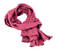 GURU SHOP Foulard en coton indien, écharpe légère, en mousseline de coton, 50 x 150 cm, rouge framboise, pour homme/femme, coton