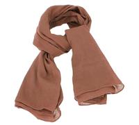 GURU SHOP Foulard en coton indien, léger, 100 x 100 cm, marron, pour homme/femme, coton