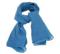 GURU SHOP Foulard indien en coton, léger, 100 x 100 cm, bleu, homme/femme, coton