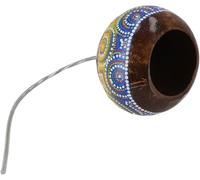 GURU SHOP Instrument de musique en bois, instrument de musique rythmique, fabriqué à la main - Tonnerre 4, multicolore, 12 x 15 x 15 cm, instruments de musique