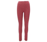 GURU SHOP Jacquard Yoga Pantalons Yoga Paisley Leggings Coton Bio Femme, Rouille., 34