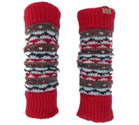 GURU SHOP Jambières en laine au Népal avec motif pour homme/femme - Multicolore - Taille unique, rouge, taille unique