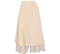 GURU SHOP Jupe d'été ethnique en coton pour femme, Vert olive clair #3, 42
