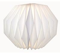 GURU SHOP Origami Portofino Abat-jour en papier et tissu, plafonnier asiatique, 40x 30 x 30 cm