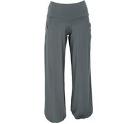GURU SHOP Pantalon de yoga en coton bio pour femme, gris foncé, W36