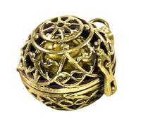 GURU SHOP Pendentif bola de grossesse doré, normal, Laiton, Pas de pierre précieuse