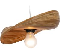 Guru-Shop Plafonnier Design/lampe de Plafond, Fait Main à Bali à Partir de Bambou - Modèle Bambusa 5, Lerotin, 14x30x30 cm, Lampes Suspendues en Matériaux Naturels