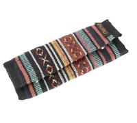 GURU SHOP Pochette à Tabac, sac à Tabac, sac Ethno Twist - Modèle 10, Mixte Adulte, Noir, Ducoton, Size:One Size, 8x15 cm, Étuis à Crayons Sachets de Tabac