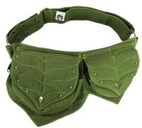 GURU SHOP Sac à dos Ethno Festival, sac Banane, sac Banane Elf - Vert Olive, Mixte Adulte, Ducoton, Size:One Size, Sacs Latéraux Fanny Packs