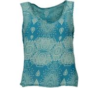 GURU SHOP Top d'été avec dos ouvert, haut de plage, rouge, synthétique, taille : 38, tops & t-shirts, vêtements alternatifs, pétrole, 40