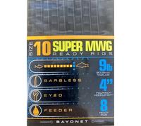 Guru SMWG Bas de ligne à baïonnette sans ardillon 10,2 cm (taille 10, 4,1 kg)