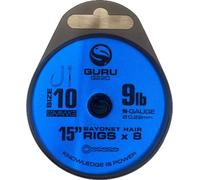 Guru SMWG Bas de ligne à baïonnette sans ardillon 38,1 cm (taille 10, 4,1 kg)
