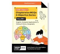Gurukul By Oswal Chapterwise MCQs Vol I (English, History & Civics, Geography, Computer Applications) : ICSE Class 10 for Exam 2026