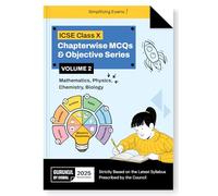 Gurukul By Oswal Chapterwise MCQs Vol II (Physics, Chemistry, Mathematics, Biology) : ICSE Class 10 for Exam 2026