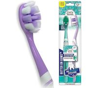 GuruNanda Beurre sur gencives brosse à dents avec poils extra doux pour gencives sensibles, brosse à dents souple pour enfants et adultes, 2 ct