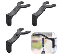 Gurxi 3 Pièces Porte Casque Moto Mural 9accessoires Moto Homme Support Mural Casque Moto Support Pour Casque Moto Crochet Convient Pour Suspendre Un Casque, Des Clés, Une Veste