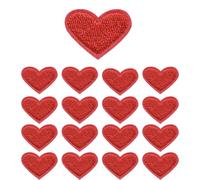 Gurxi 48 Pièces Patch Thermocollant Coeur Transferts Thermocollants De Cœur Rouge Écusson Thermocollant Mini Coeur Patchs Utilisé Pour Les Vêtements Et Les Chapeaux Décorations De Bricolage