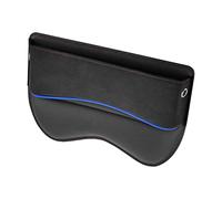 Gusengo Rangement D'écart Siège, Organiseur Console Siège Auto, Organisateur Écart Siège Voiture en Cuir PU, Rangement Siège Avants pour Téléphones, Portefeuille, Cartes