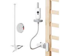Gusfeliz Support de caméra pour bébé compatible avec Philips Avent SCD923/26, SCD921/26, SCD643/26, SCD951/26 - Support flexible pour caméra sans perçage - Montage facile pour lit d'enfant et étagère