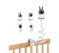 Gusfeliz Support de caméra pour bébé - Support pour moniteur / appareil photo / téléphone portable / caméra de bébé - Flexible - Convient pour berceau - Compatible avec Baby 1T/Baby 5/7