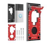Gusfeliz Support de sonnette sans perçage pour sonnette Ring Doorbell 2ème génération (version 2020) - Kit de support de montage de rechange avec tampon adhésif puissant pour portes, murs