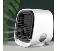 GUSHE Vital Breeze Ac, Airabreeze Portable Air Conditioner, Climatiseur Mobile Silencieux, 3 Vitesses Mini Rafraîchisseur d'air, Climatiseur Mobile pour Bureau Chambre à Coucher (Blanc)