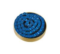 Gusset chaine demi maillon montage 1 8 bleue single speed