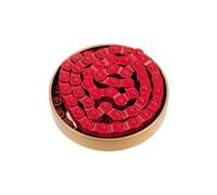 Gusset chaine demi maillon montage 1 8 rouge single speed