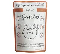 GUSSTO Cat Fresh Beef sachet pour chat, bœuf frais, 85 g
